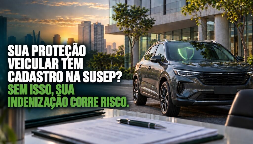Sua proteção veicular tem cadastro na SUSEP? Alerta sobre risco à indenização.